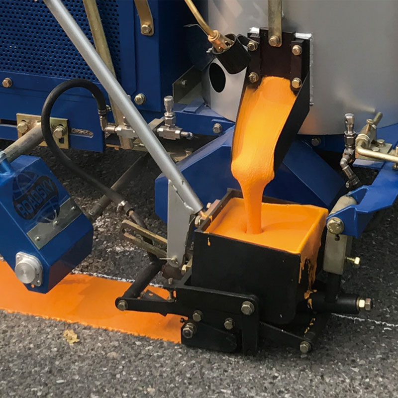 Thermoplastic Paint Application Image